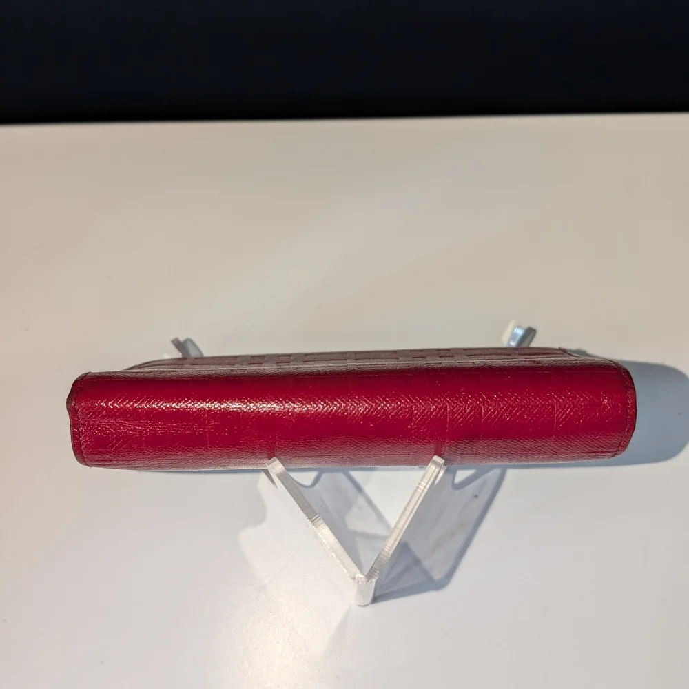 Burberry Red Leather Wallet